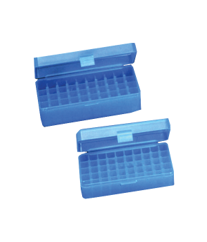 50 Place Microtube Box with Hinged Lid, PP